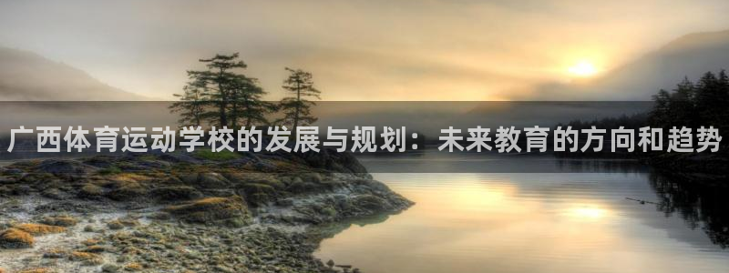 678体育官网：广西体育运动学校的发展与规划：未来教育的方向和趋势