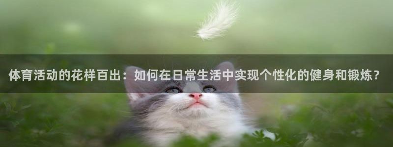 678体育官网下载：体育活动的花样百出：如何在日常生活中实现个性化的健身和锻炼？